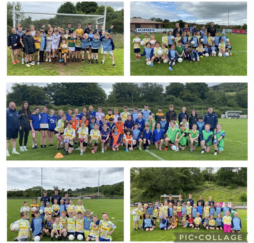 A brilliant week at <a href="/NaomhEannaCLG/">Naomh Éanna CLG</a>  football Cúl Camp! 
Fun 🤩 &amp; Football🏐 in the Sun ☀️ 
A huge GRMA to all our coaches &amp; helpers!#Superstars 
And a huge GRMA to Gerard McNulty from <a href="/Gaelfast/">#Gaelfast</a> for all his help and support every year. 

#NaomhÉannaAbú
💛🖤🏐🖤💛
