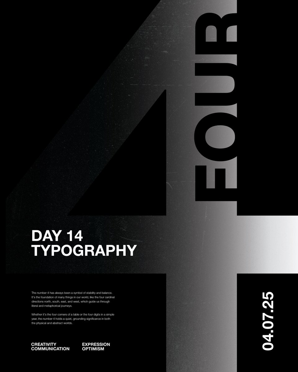DanPurdie16's tweet image. Day 14 - Typography Poster 14
#TypeChallenge