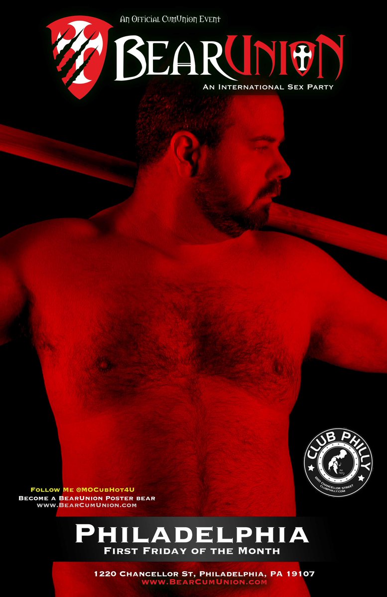 BearUnion (@bearunion) on Twitter photo TONIGHT! Philadelphia!
<a href="/ClubPhillyBaths/">Club Philly Baths</a> 9p - 2a
bearcumunion.com/philadelphia
<a href="/MOCubHot4U/">Corbin Sautereau</a> is ready to play, are you? TONIGHT! Philadelphia!
<a href="/ClubPhillyBaths/">Club Philly Baths</a> 9p - 2a
bearcumunion.com/philadelphia
<a href="/MOCubHot4U/">Corbin Sautereau</a> is ready to play, are you?
