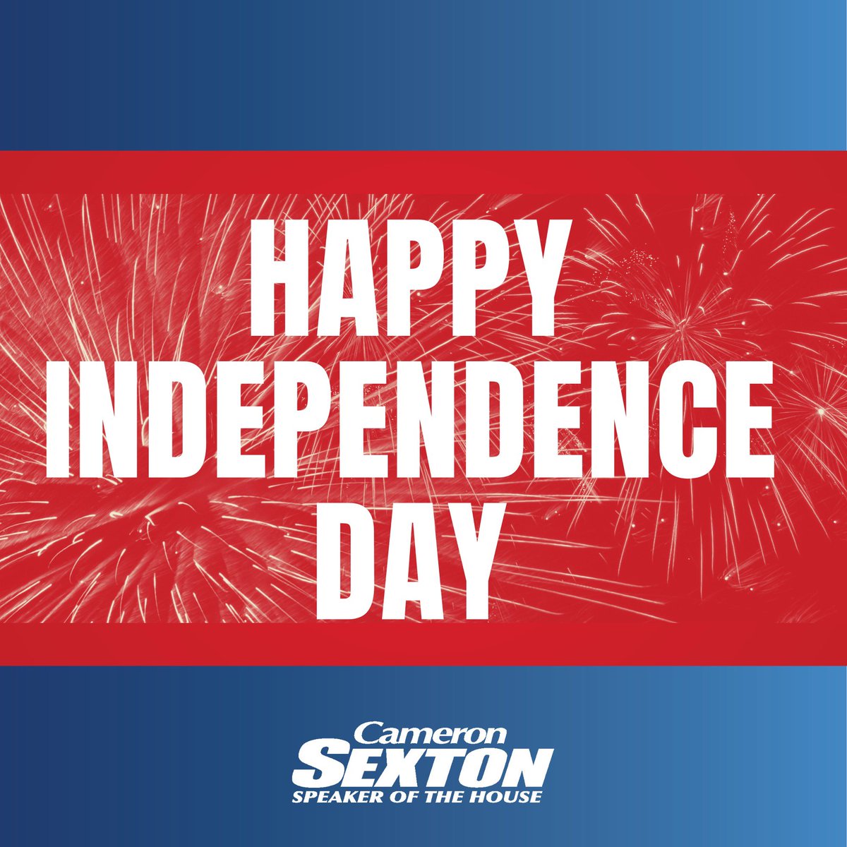 CSexton25's tweet image. Happy Independence Day! Today we celebrate freedom, courage, and the enduring spirit that makes America great. God bless the USA! 🇺🇸
