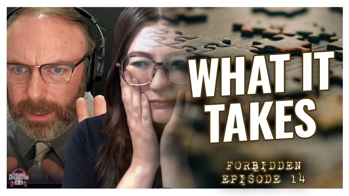 This week’s new episode of our #CallofCthulhu series FORBIDDEN is live on YT and podcasts!

As the team delves deeper into the world of actual magic, they begin to grasp the horrifying realization that these strange powers do not come without a price! 😱

youtu.be/Ip2FOF3Z02M?si…