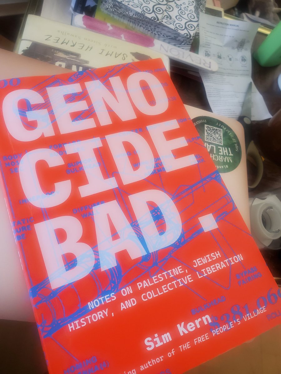 Jacqui Gingras 🍉🇵🇸 (@gingrasrochelle) on Twitter photo Coming to Sumud Stories book club on Wednesday at the Vernon Public Library? We are discussing <a href="/sim_kern/">Sim Kern - preorder G3NOCIDE BAD</a>'s book, "Genocide Bad" and what we can do together to Free Palestine. From the river to the sea. Coming to Sumud Stories book club on Wednesday at the Vernon Public Library? We are discussing <a href="/sim_kern/">Sim Kern - preorder G3NOCIDE BAD</a>'s book, "Genocide Bad" and what we can do together to Free Palestine. From the river to the sea.