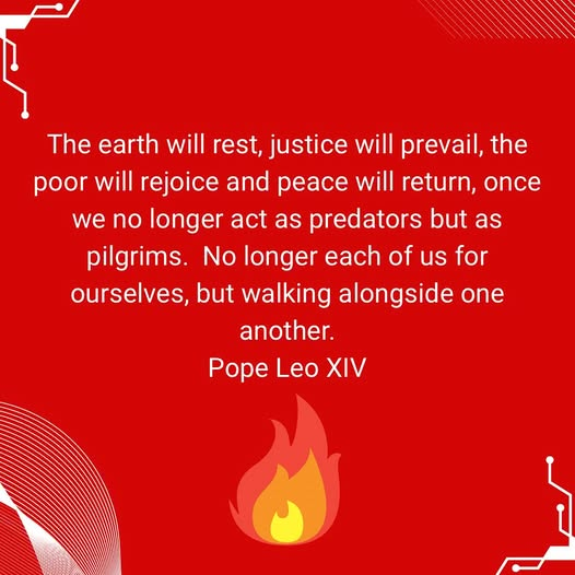 The Pope is a real leader.