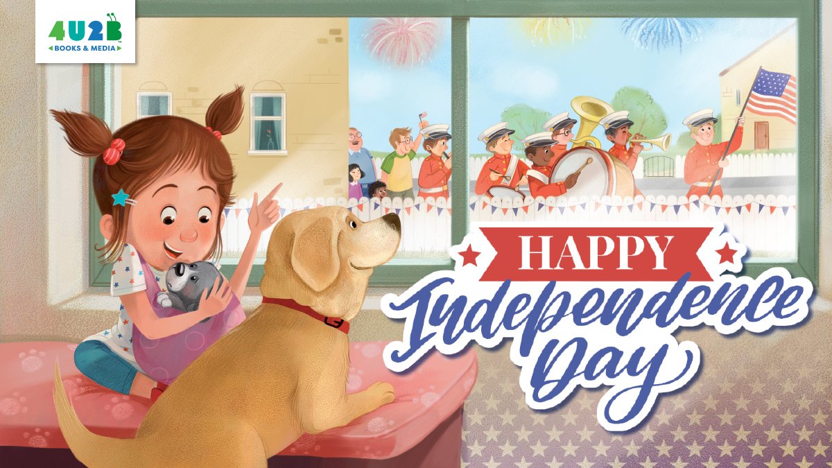Happy #IndependenceDay! How are you celebrating with your family and pets? In "Every Day Is a Holiday," Allie explores all kinds of holidays, including Independence Day! Can you guess the patriotic name she considered? Find out here: amzn.to/4dSIuXQ.