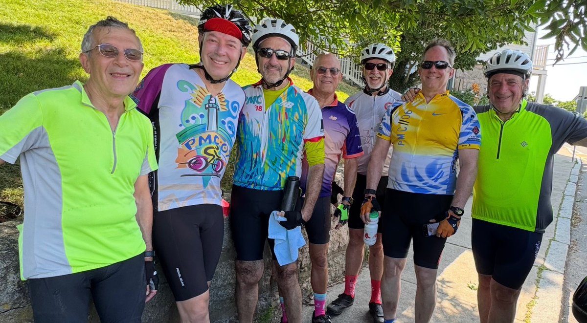 Less than a month to go! <a href="/PanMass/">Pan-Mass Challenge</a> #pmc2025 training ride for these guys on #capecod <a href="/MarcBurkEE/">Marc</a> 26 year rider committed to finding a #cureforcancer 🚴‍♂️🇺🇸😘