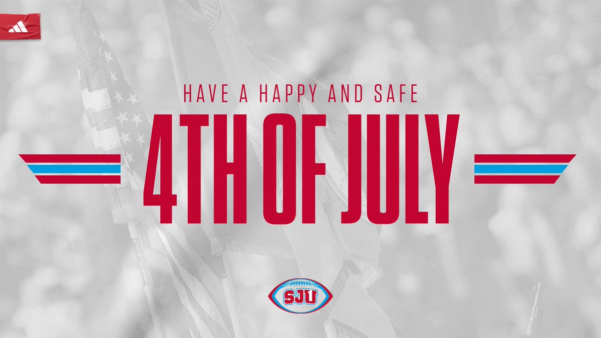 Happy 4th! And Thanks for the graphic <a href="/SJUFBCoachDumo/">Damien Dumonceaux</a>