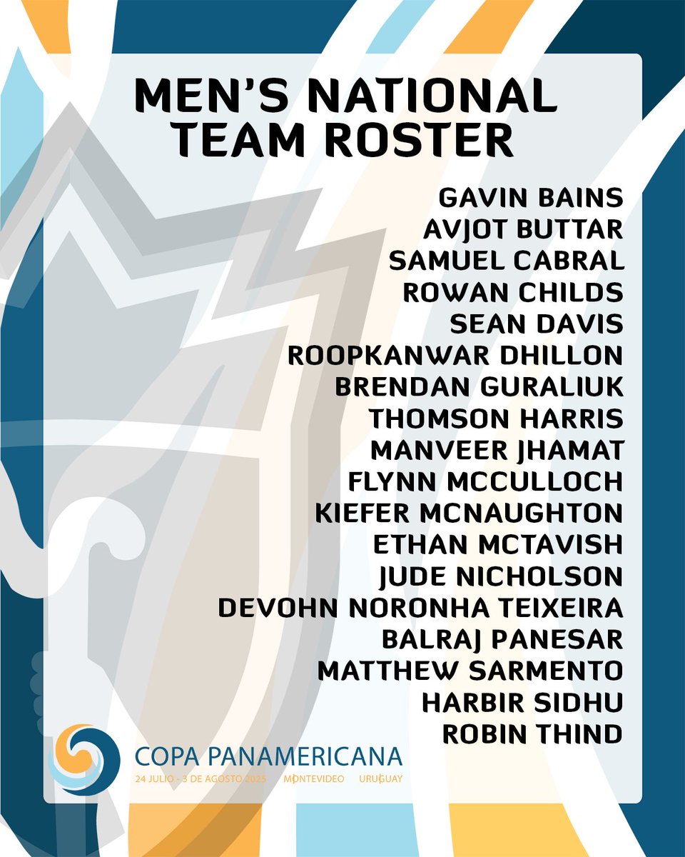 Field Hockey Canada is thrilled to announce the National Team rosters for the 2025 Pan American Cup, taking place in Uruguay. 

Read full release:
fieldhockey.ca/field-hockey-c…

#GrowHockey #PAHFHockey #FHCTeamofTeams