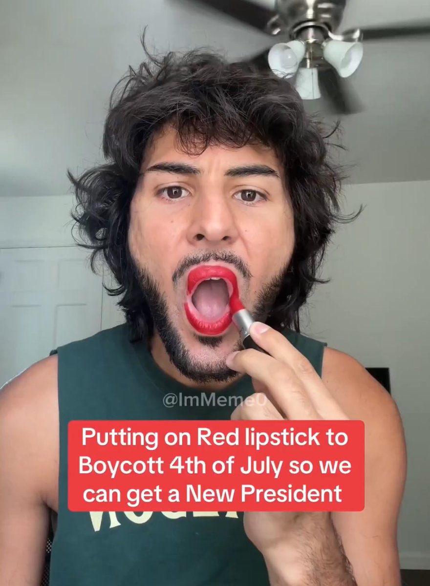 Doing his part💄