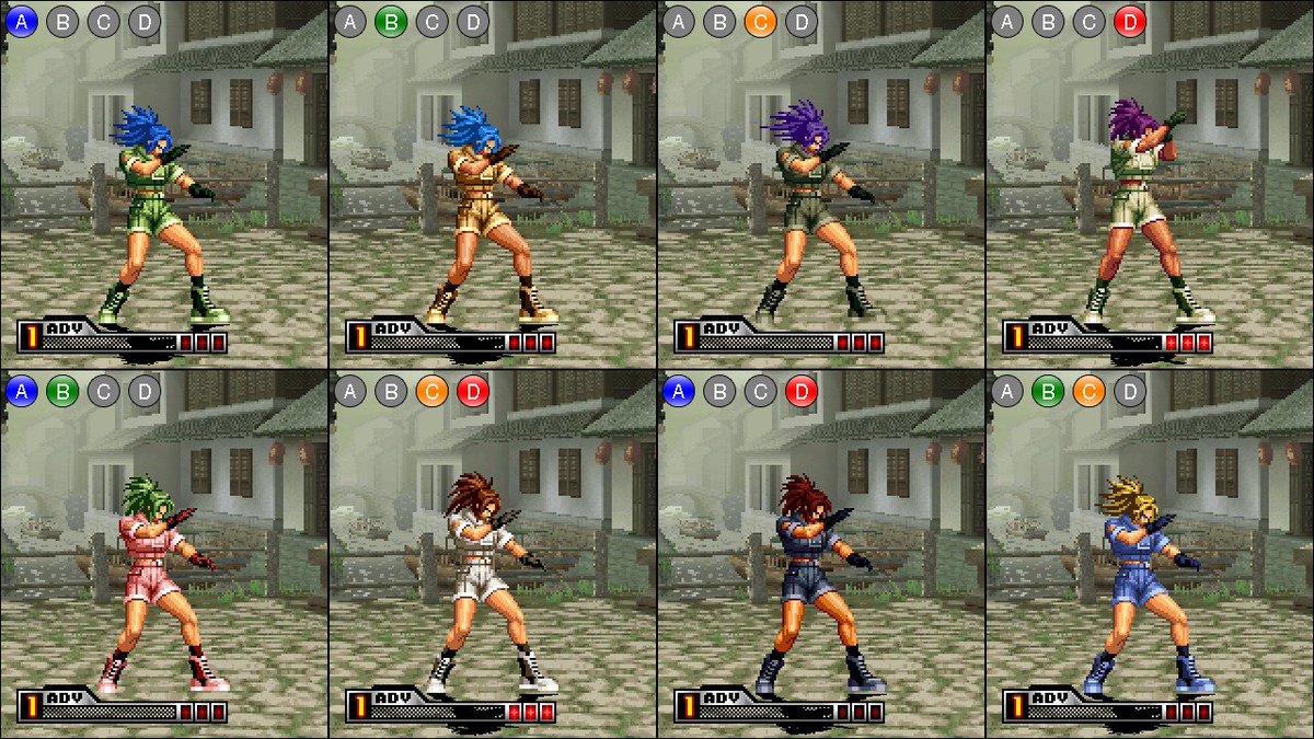 viuvasdokof's tweet image. Leona Heidern - The King of Fighters '98: Ultimate Match: All colors

#LeonaHeidern #KOF98UM #IkariWarriors #SNK #KOF