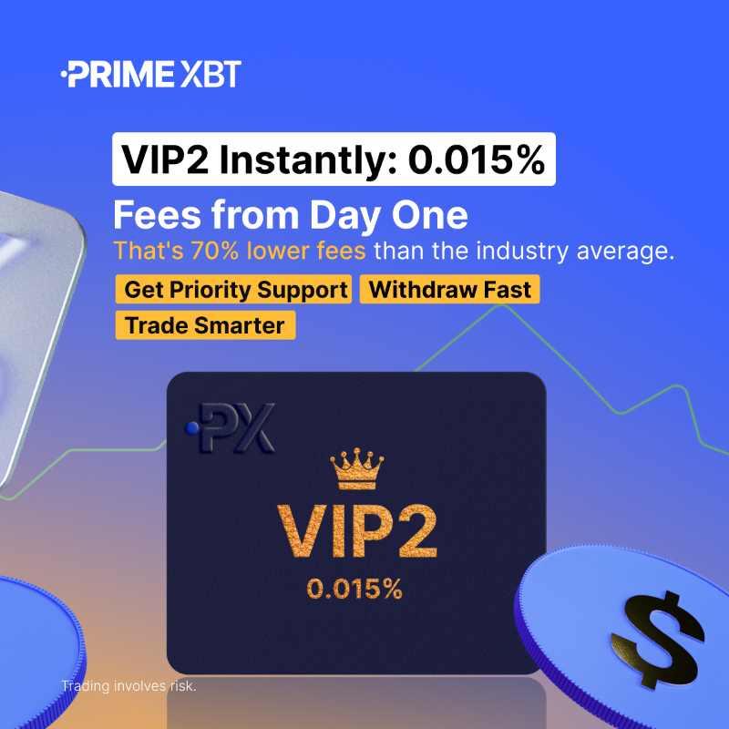 PrimeXBT's tweet photo. Skip the volume grind and get VIP status from day one.

Other platforms make you work for perks. We flipped the script. Unlock VIP2, instantly. 

No volume targets. No waitlist. Just results. 👇

#PrimeXBT #PrimeXBTVIP2