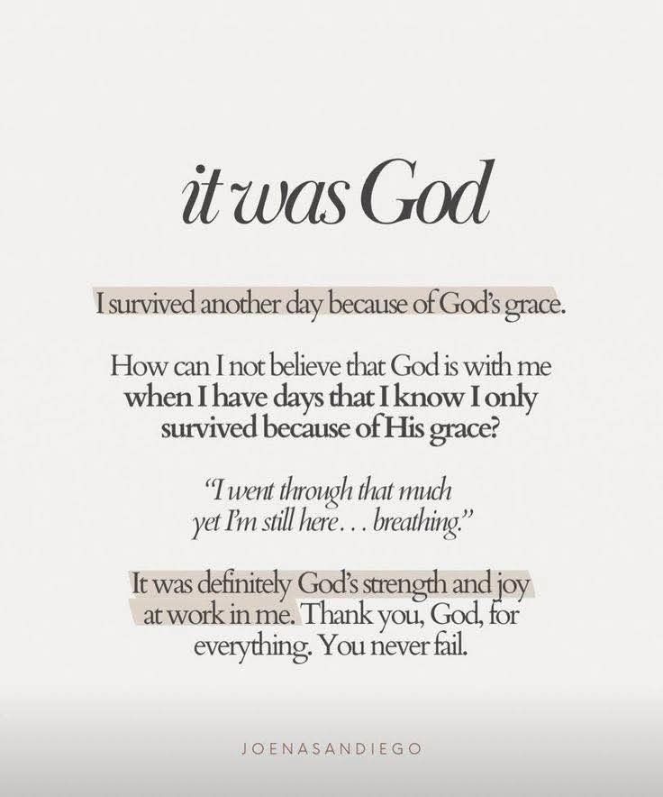 StayWithGod111's tweet image. It was God