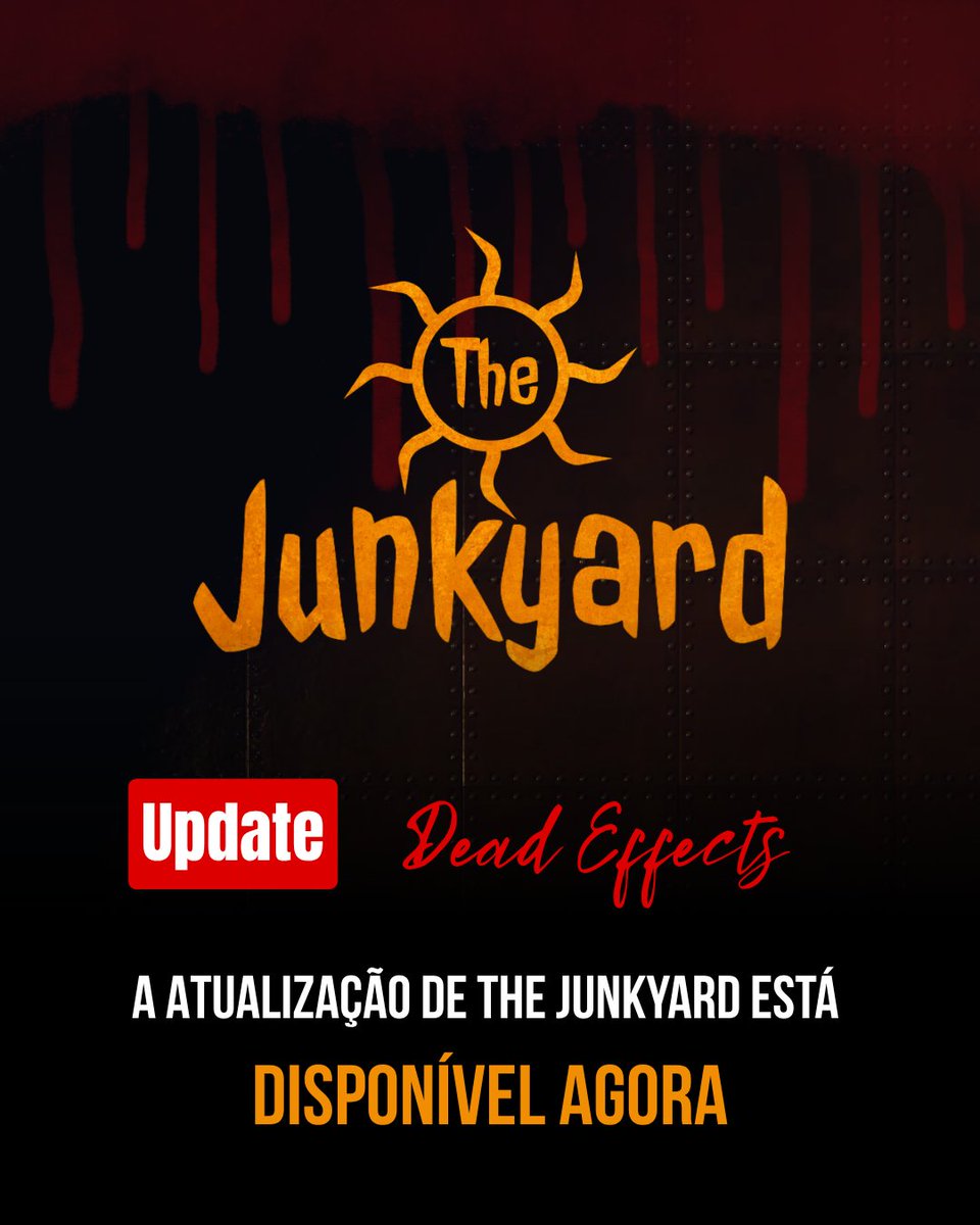 Portland_Games's tweet photo. #thejunkyard #games #gamedeveloper #indiegame #update
A nova atualização de The Junkyard, a Dead Effects, chegou hoje, 4 de julho, com muitas novidades.

Adicione The Junkyard à sua Lista de Desejos da Steam.
Link na bio. https://t.co/ipGOJfpeev
