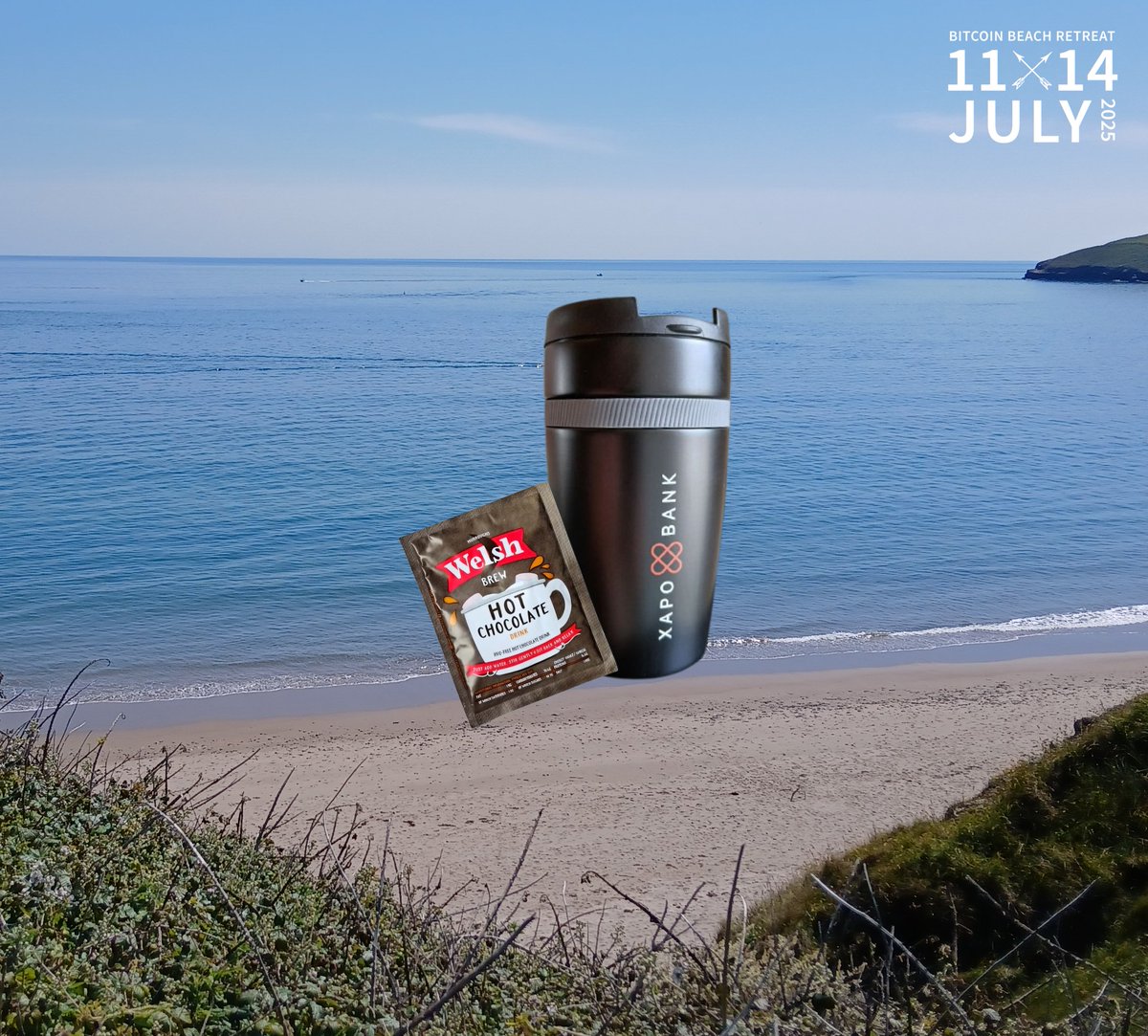 Thanks to our supporter <a href="/xapobankapp/">Xapo Bank</a>, every camper's getting an insulated tumbler 🔥🧊

That's one less thing to pack + we're throwing in some 🏴󠁧󠁢󠁷󠁬󠁳󠁿 hot chocolate so you can put it to the test 😋