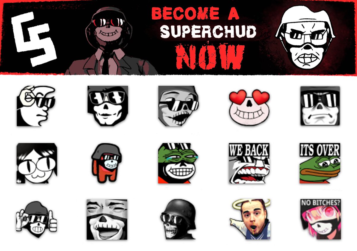 MissingNone's tweet image. These youtube subscriber exclusive emotes were generously funded by super chuds and sama sisters.
Follow Carl
@ShvartzCarl
Watch him live RIGHT NOW on youtube
youtube.com/@DeadInternetD…
Or see his delisted videos on odysee
odysee.com/@CarlShvartz:3
And most importantly HIT THAT BELL