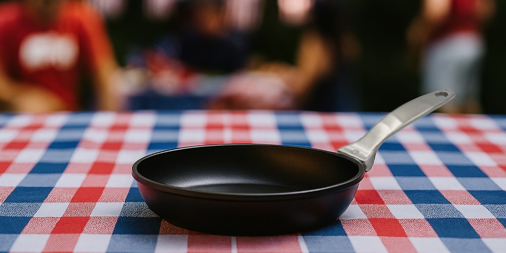 Happy Independence Day, home chefs! You cooked all day, the guests are happy, fireworks are ready... then you see the pile of dishes.Not tonight. Our diamond-reinforced nonstick makes cleanup effortless. Scrub the dance floor, not your pans. #swissdiamond #4thofjuly