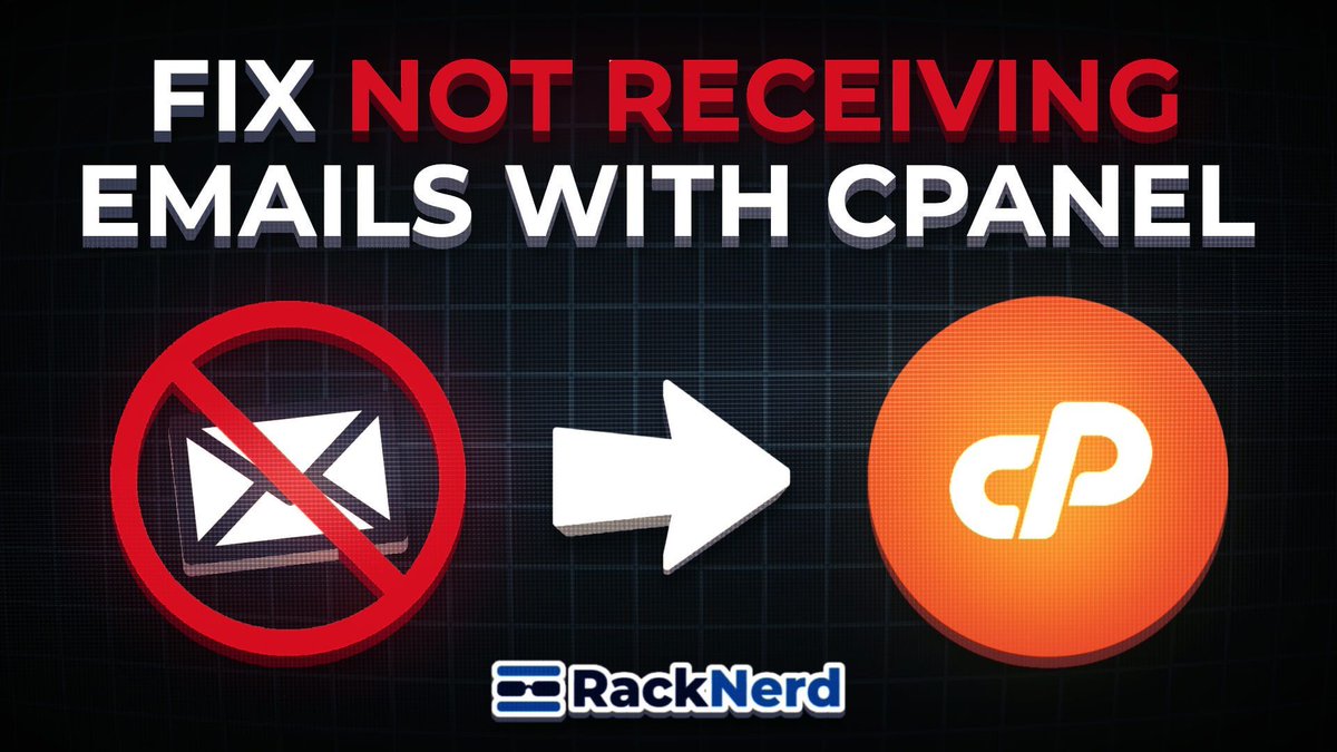 racknerd's tweet photo. 🎥 New Episode on RackNerdTV! ❌📧 How to Fix Not Receiving Emails with cPanel 💻🌐 -- 📺▶ WATCH HERE: https://t.co/6ClzTIOW9K

🛒CPANEL HOSTING https://t.co/4wMQvGQwlg

#cPanel #EmailTroubleshooting #FixEmailIssues #EmailNotReceiving #cPanelEmail #MXRecords #EmailFix https://t.co/nE7m1PLfUc