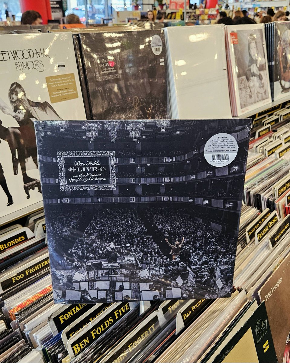 Ben Folds' "Live With The National Symphony" is out now on CD and vinyl! Recorded in Fall 2024 at the Kennedy Center, Folds performed with the @natsymphonydc from his large body of work, as well as new music.

Get it here: bit.ly/3oG94zp
