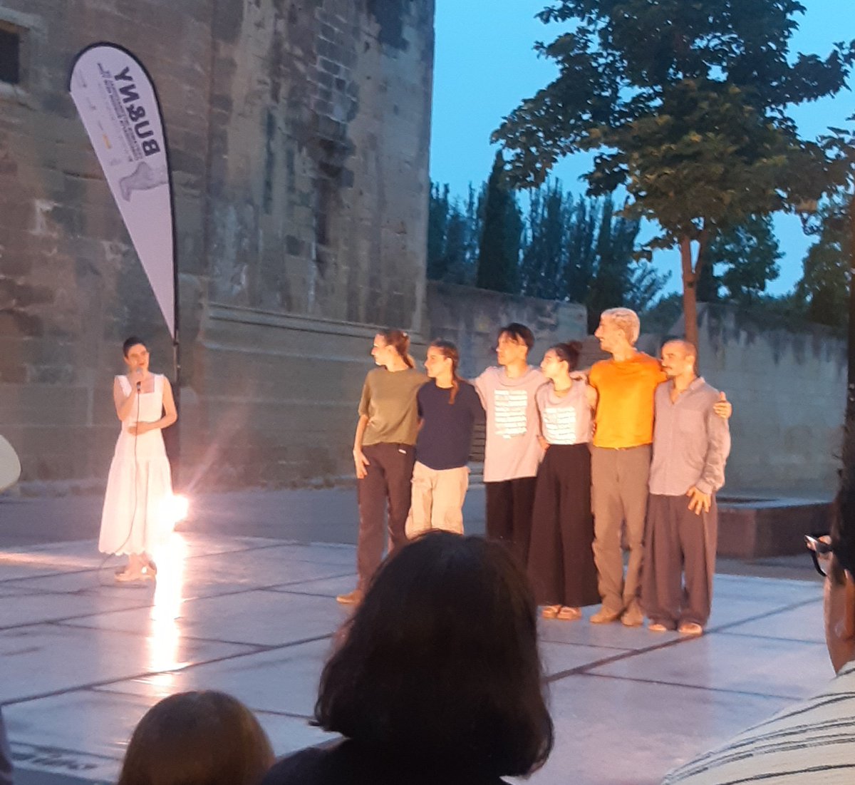 "Adama", "Kowaw" y "Asceta", tres coreografías en el marco de #DanzaEnElCamino en la #PlazaDeLaOca de #Logroño. Danza, sentimiento, música y el trinar de los pájaros de regalo a los bajo la cabecera de #SantiagoElReal