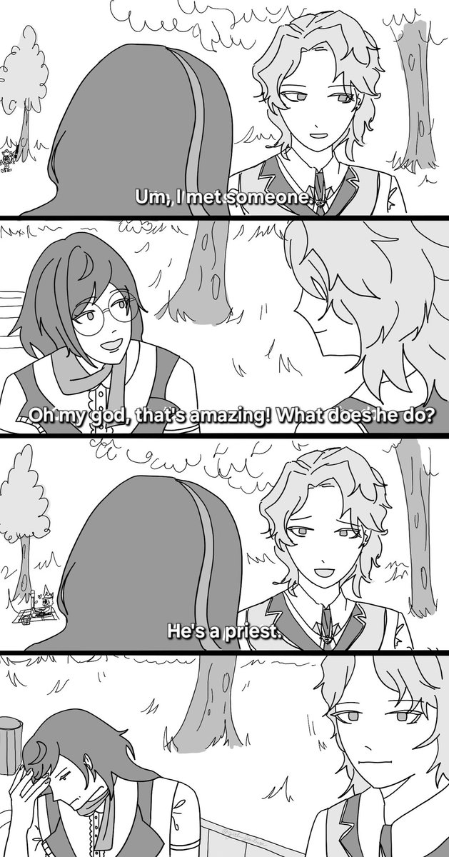 girl__failure's tweet image. He&apos;s a priest.
 
#HonkaiStarRail #Gopherhail #Clockwood #RazalinaHSR