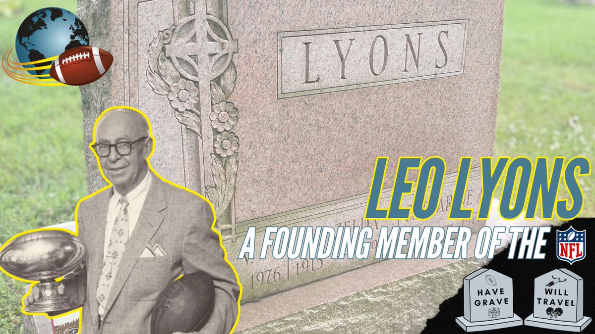 This episode of "Have Grave, Will Travel" takes us to Rochester, NY where we interview the great-grandson of Leo Lyons, a founding member of the <a href="/NFL/">NFL</a>.  
youtube.com/watch?v=3lPQVY…