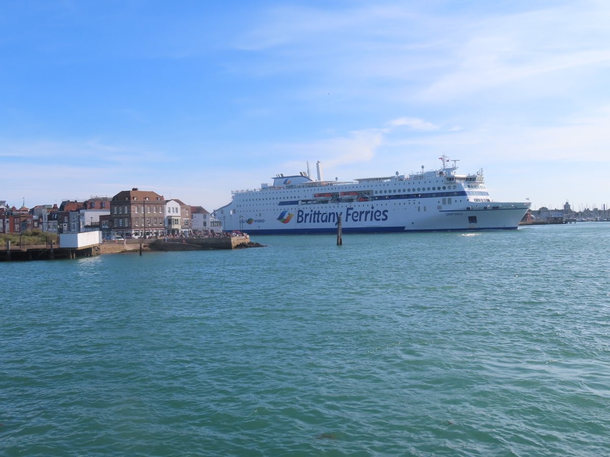 Saint Malo coming into Portsmouth on the 4/7/2025.
<a href="/BrittanyFerries/">Brittany Ferries</a>
