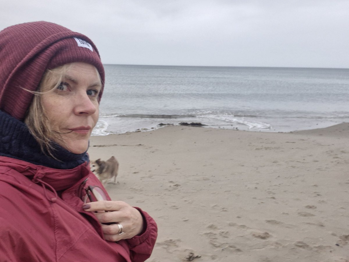 Raining here. Evening walk with the dogs cos they don't care if its raining