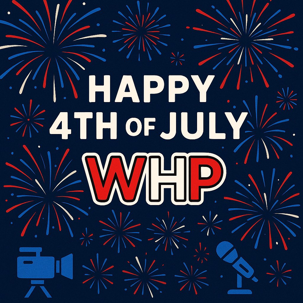 WheresHomePod's tweet image. Fireworks & freedom.
Happy 4th from your WHP fam 🇺🇸