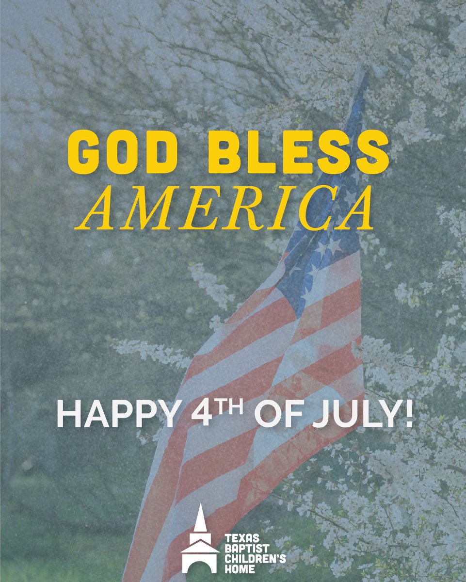 CAHMTBCH's tweet photo. Happy Fourth of July! Today is a reminder of the blessings of liberty, the goodness of God, and the gift of living in this nation. Wishing you a safe and joyful celebration! Our offices are closed today in observance of the holiday. https://t.co/O715JQBkXW