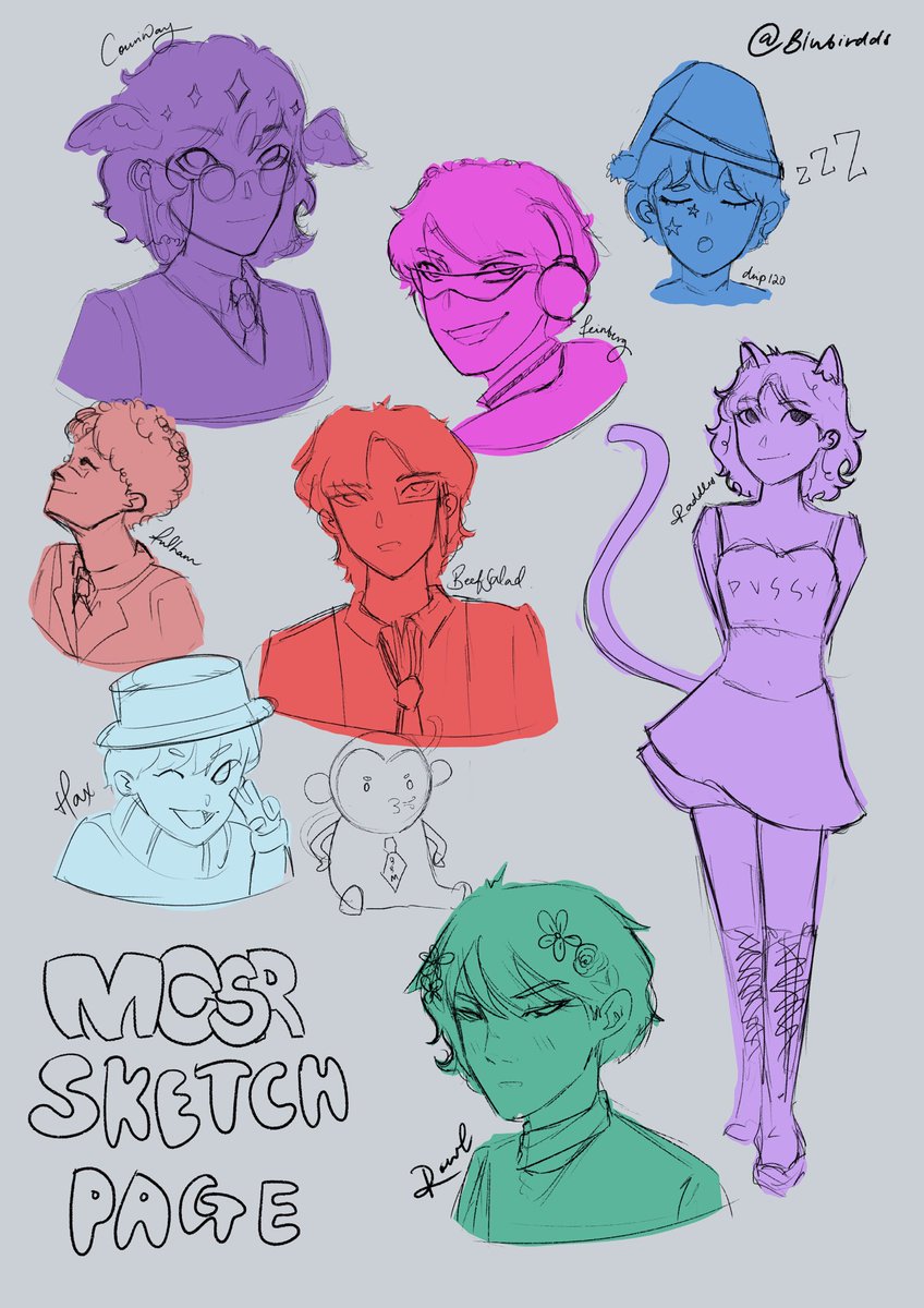 Local blubirdds forgets she has a Twitter

Have some sketches and tune in to couri’s stream to support a cool cause

#mcsr #mcsrfanart