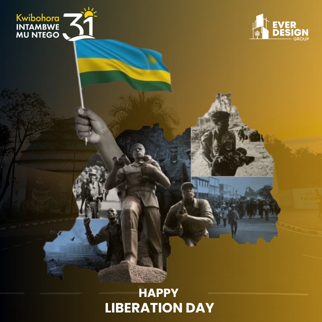 everdesigngroup's tweet image. Happy Liberation Day! 🇷🇼