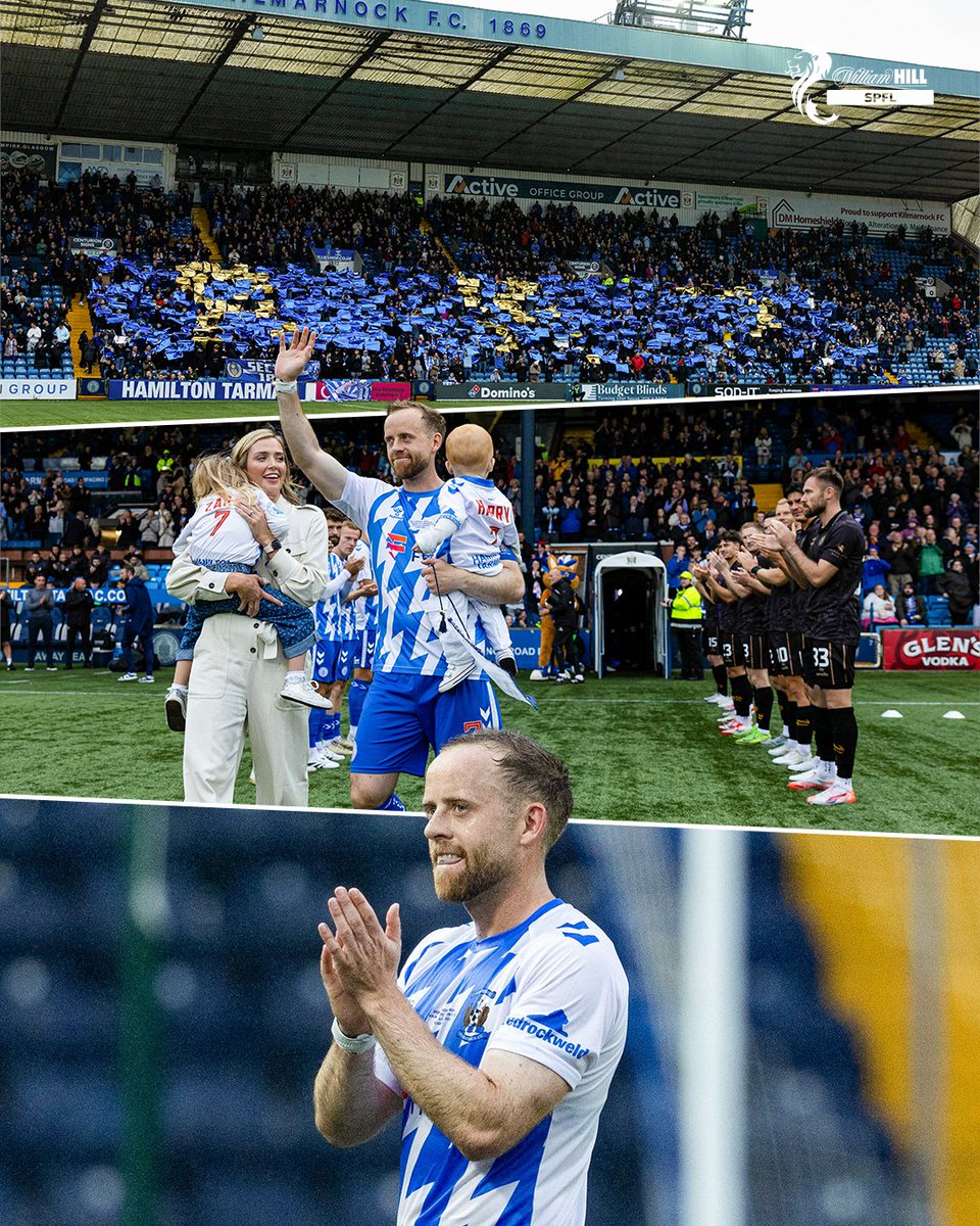A special evening for a <a href="/KilmarnockFC/">Kilmarnock FC</a> hero 💙🤍

🏟️ Rugby Park celebrates the career of Rory McKenzie