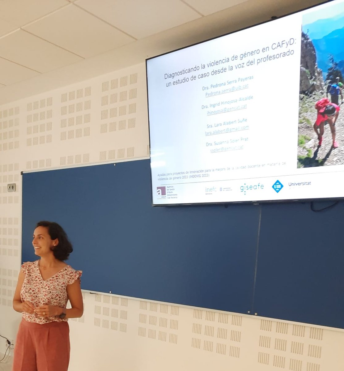 De congrés: retorn als congresos després de la maternitat. Nou projecte i nous resultats... Violències de gènere a les CAFE #recerca #nouprojecte #nousreptes #giseafe @gicafe_uib @inefcatalunya <a href="/EducacioUIB/">Facultat d'Educació de la UIB</a>