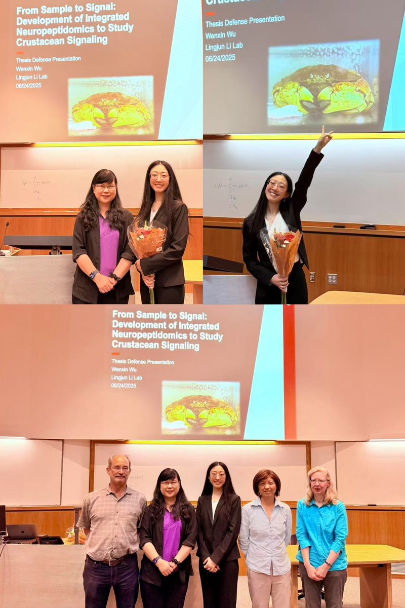 LiResearch's tweet image. Huge congratulations to Li Lab Ph.D.s #70 and #71 — Dr. Wenxin Wu and Dr. Zicong Wang 🥳🥳🥳 Your dedication, brilliance, and mentorship have left an unforgettable mark on the lab. Wishing you both all the best in your next chapters 🌟🥂🍰🍕