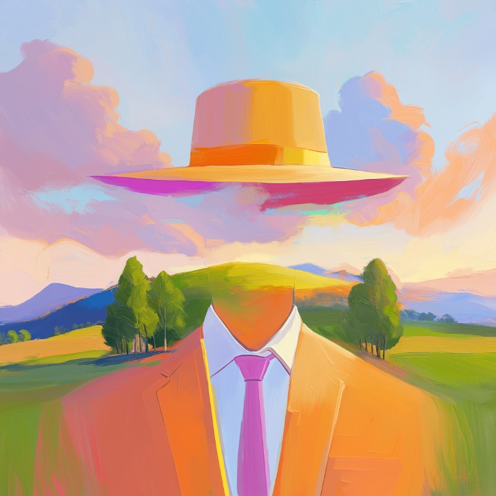 Portrait of the Disappearing Man.