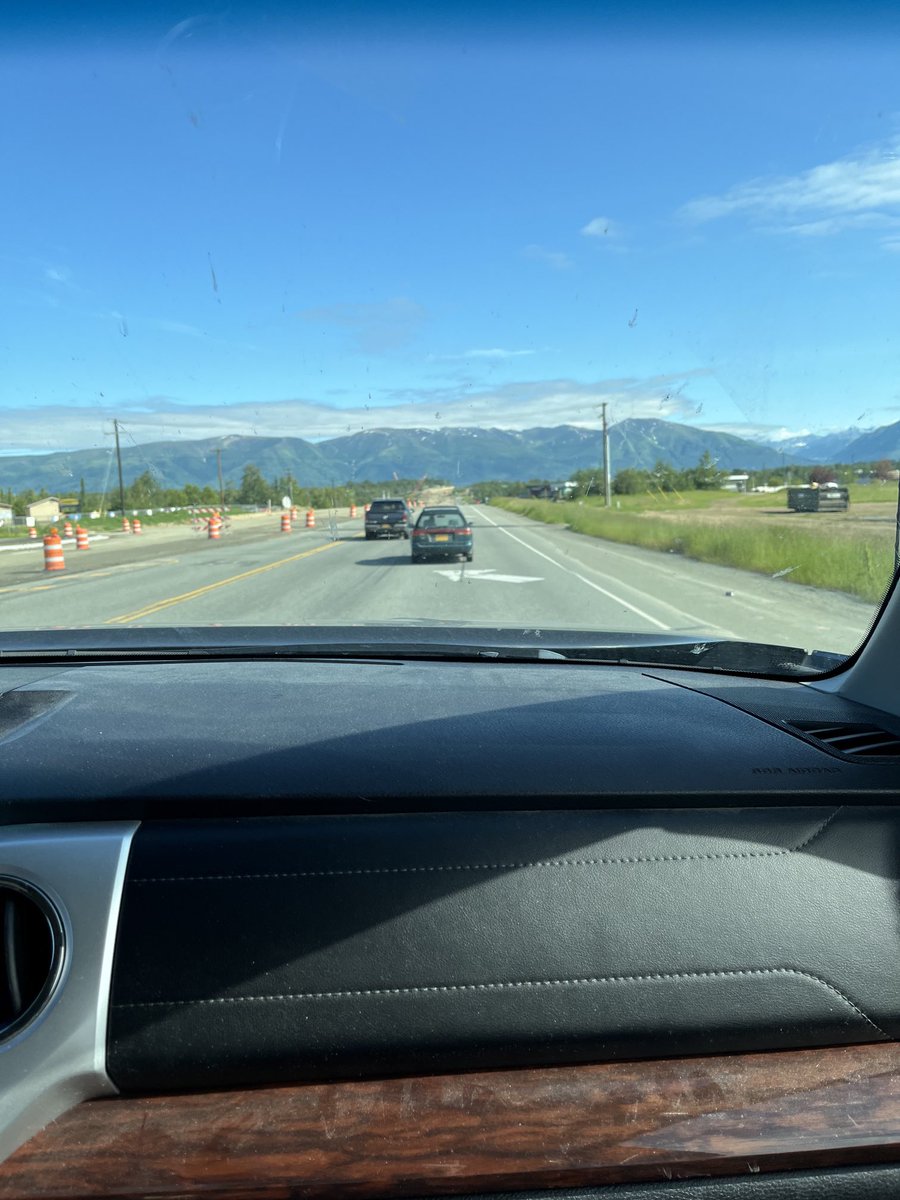 Glorious blue sky day in the 907!