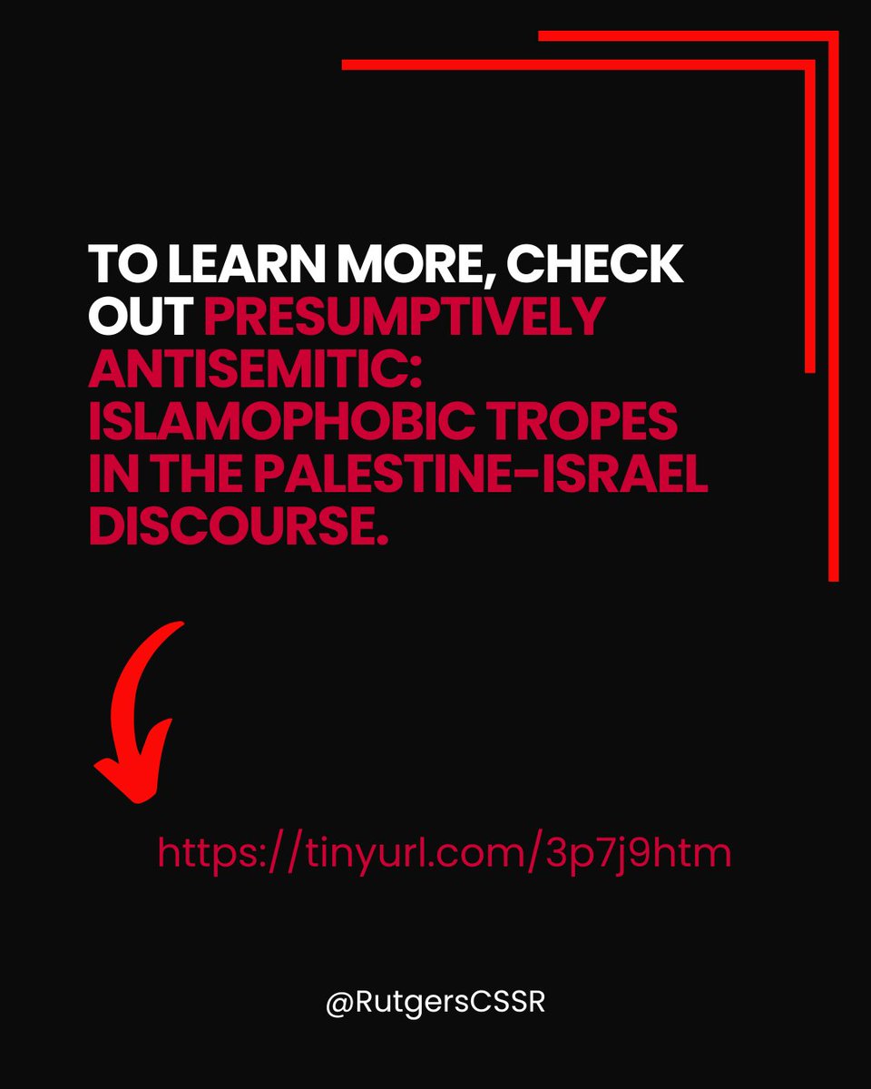 Center for Security, Race and Rights (@rucsrr) on Twitter photo Zohran Mamdani’s NYC primary win has sparked backlash from pro-Israel groups in the U.S. Accusations of antisemitism are part of a broader pattern of labeling criticism of Israel as antisemitic.
<a href="/MJPlitnick/">Mitchell Plitnick 🔥🕎</a>
<a href="/cjwerleman/">CJ Werleman</a>
CSRR’s groundbreaking report: tinyurl.com/3p7j9htm Zohran Mamdani’s NYC primary win has sparked backlash from pro-Israel groups in the U.S. Accusations of antisemitism are part of a broader pattern of labeling criticism of Israel as antisemitic.
<a href="/MJPlitnick/">Mitchell Plitnick 🔥🕎</a>
<a href="/cjwerleman/">CJ Werleman</a>
CSRR’s groundbreaking report: tinyurl.com/3p7j9htm