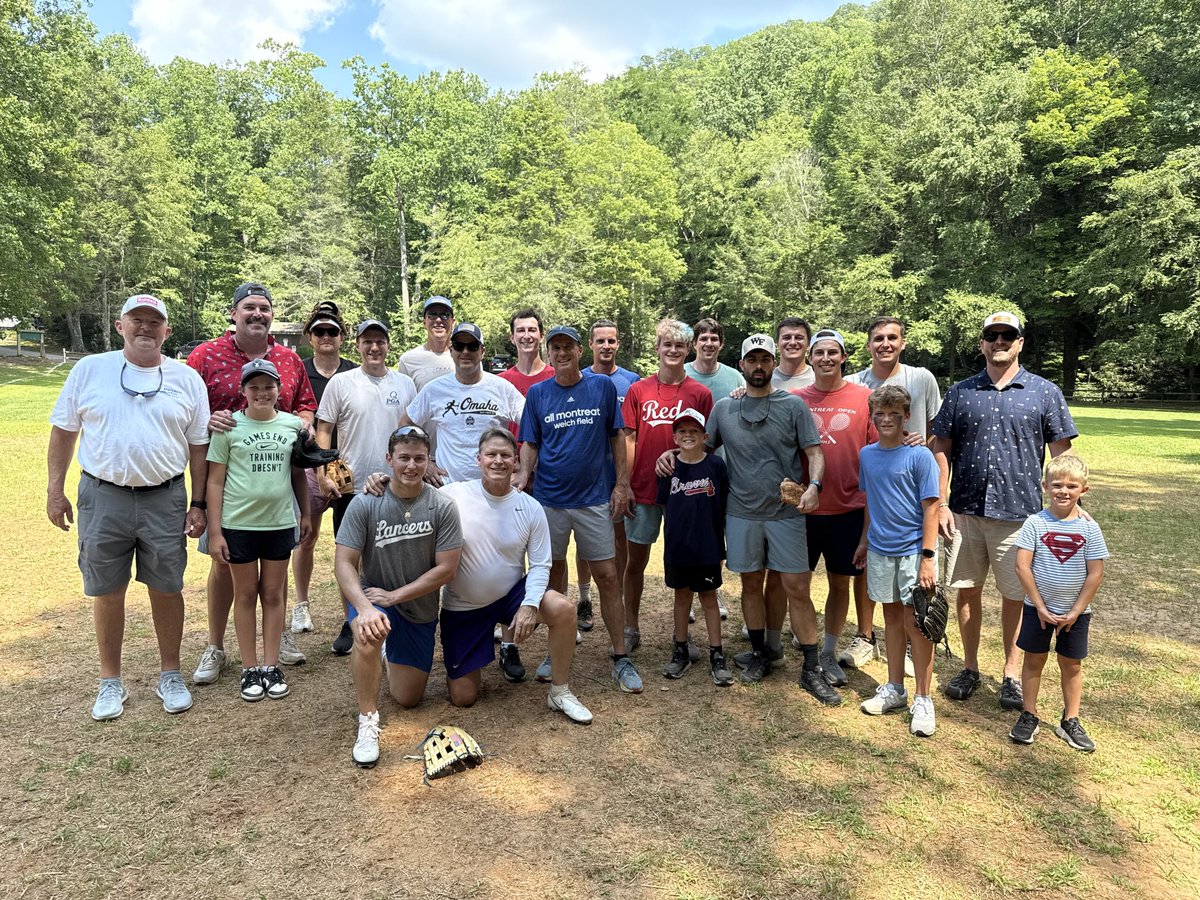 Happy 4th 🇺🇸! 36 years in the last 40 years I have played softball 🥎 in the mountains of Montreat on Welch Field on the 4th . One of my all time fav traditions . Great friends and a great tradition !