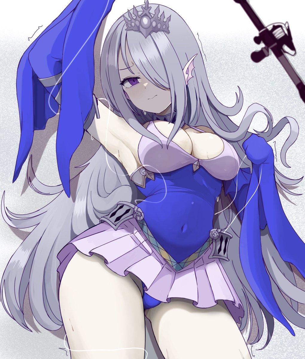 人間に捕まってこれからえっちな事をさせられるんだと思っているハゥフニス 