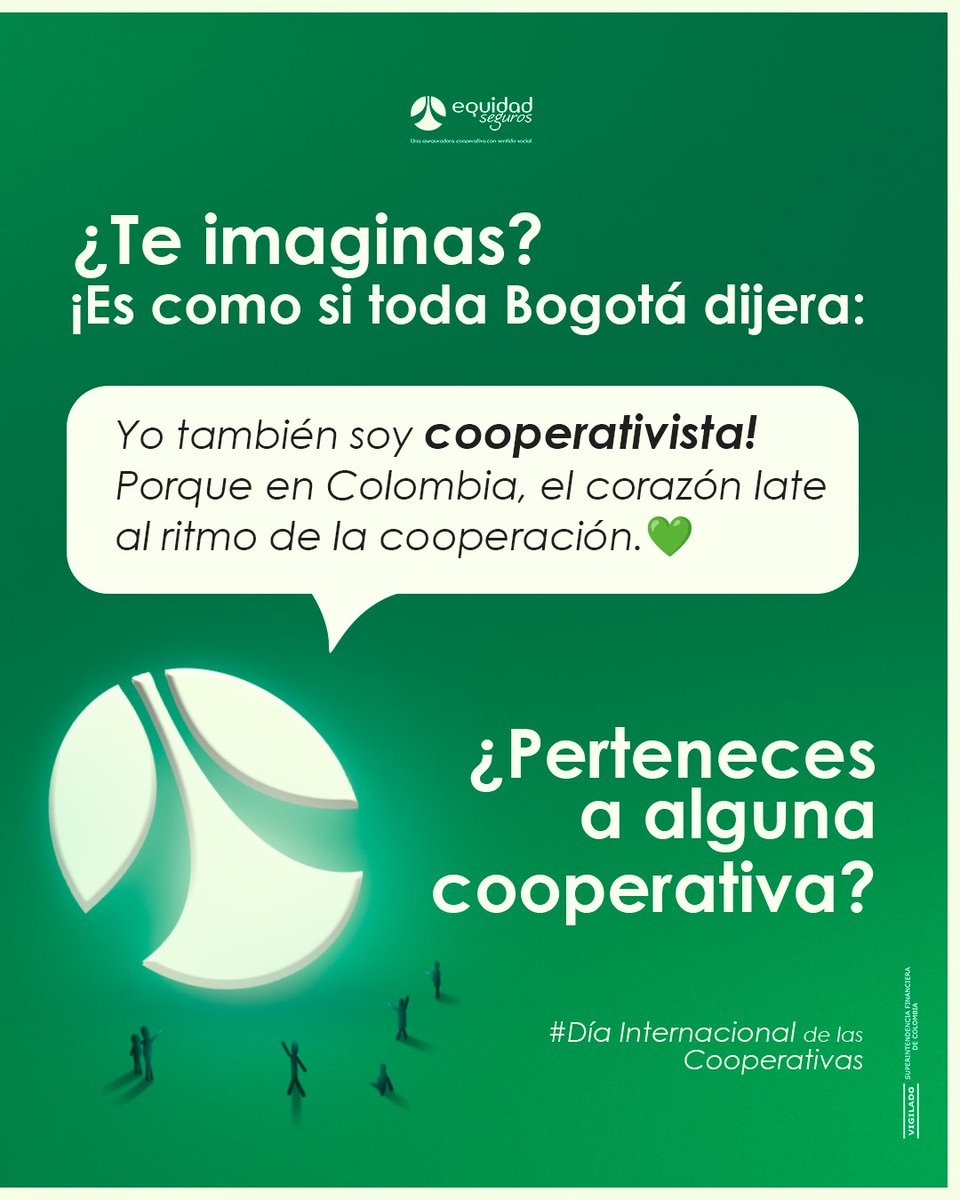 ¡Hoy es el Día Internacional de las Cooperativas!
Un modelo que une personas, crea comunidad y construye futuro 💚

Aquí van unos datos que te van a sorprender:

Porque cuando cooperamos, ganamos todos.
#FelizDíaCoop 💪

#CoopsDay #Coop #SoyEquidad