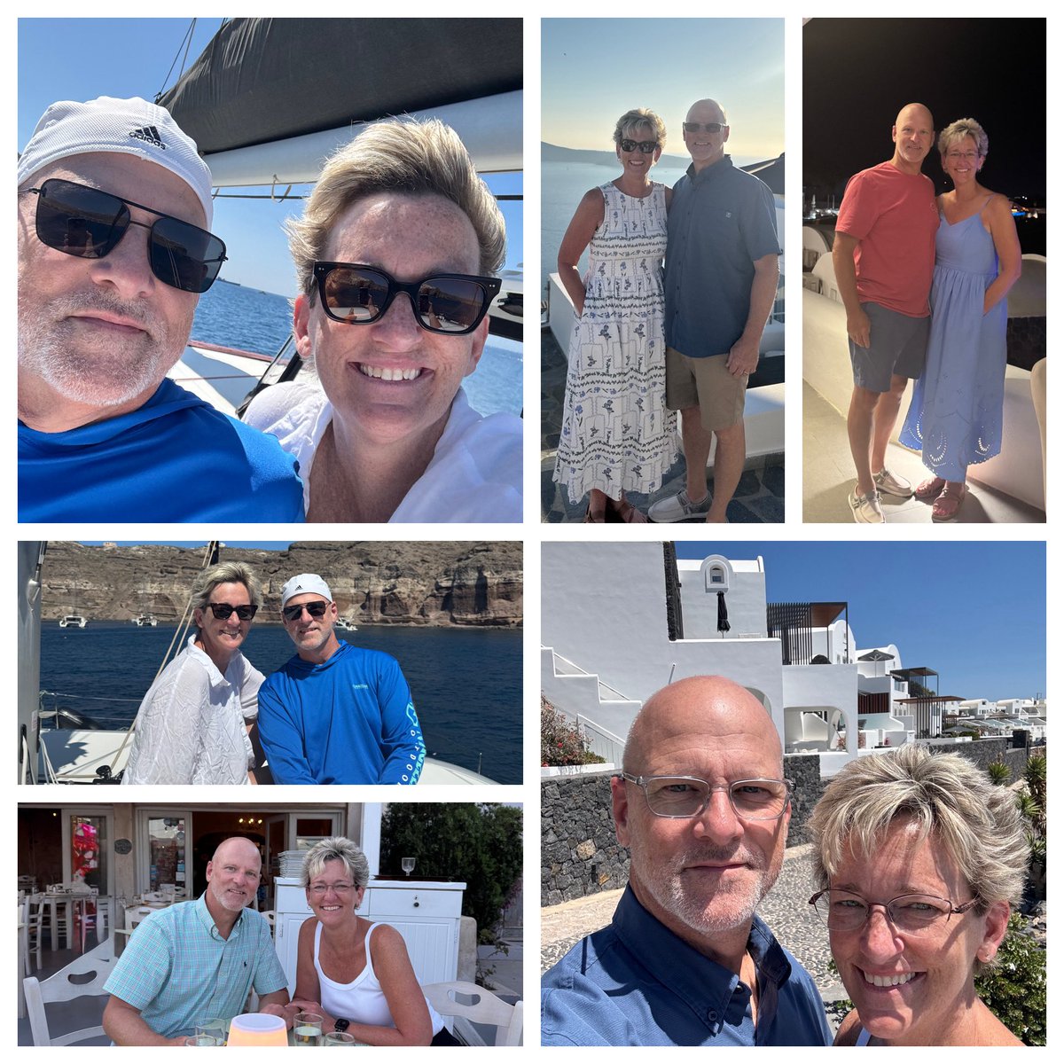 DrCatStephens's tweet image. Where do we go to celebrate our 35th wedding anniversary? ❤️Well, 🇬🇷, of course! What an amazing experience and so much fun! From Athens to Santorini to Paros…each one was spectacular! The food. Teleios! The water. Krystallino! The people. Eidos! The experience. To kalýtero! I…