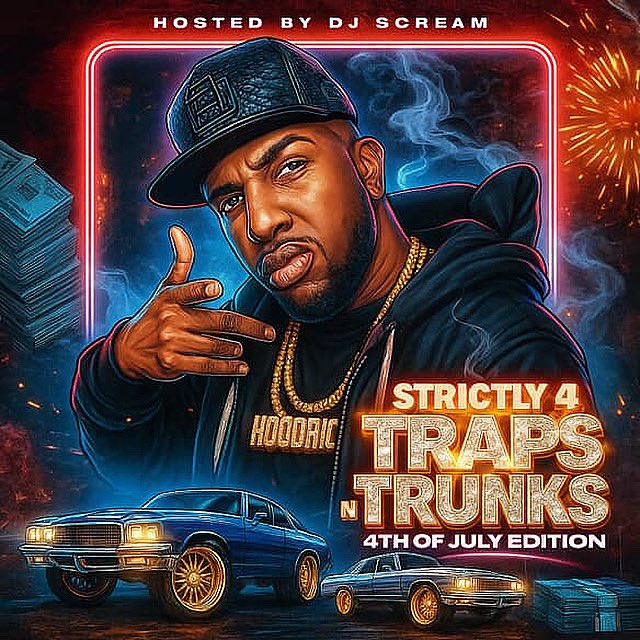 New #TrapsNTrunks 4th of July Edition mixtape hosted by <a href="/DJSCREAM/">DJ SCREAM</a> out now! 🇺🇸🔥 Comment “July” if you need the link 🎧