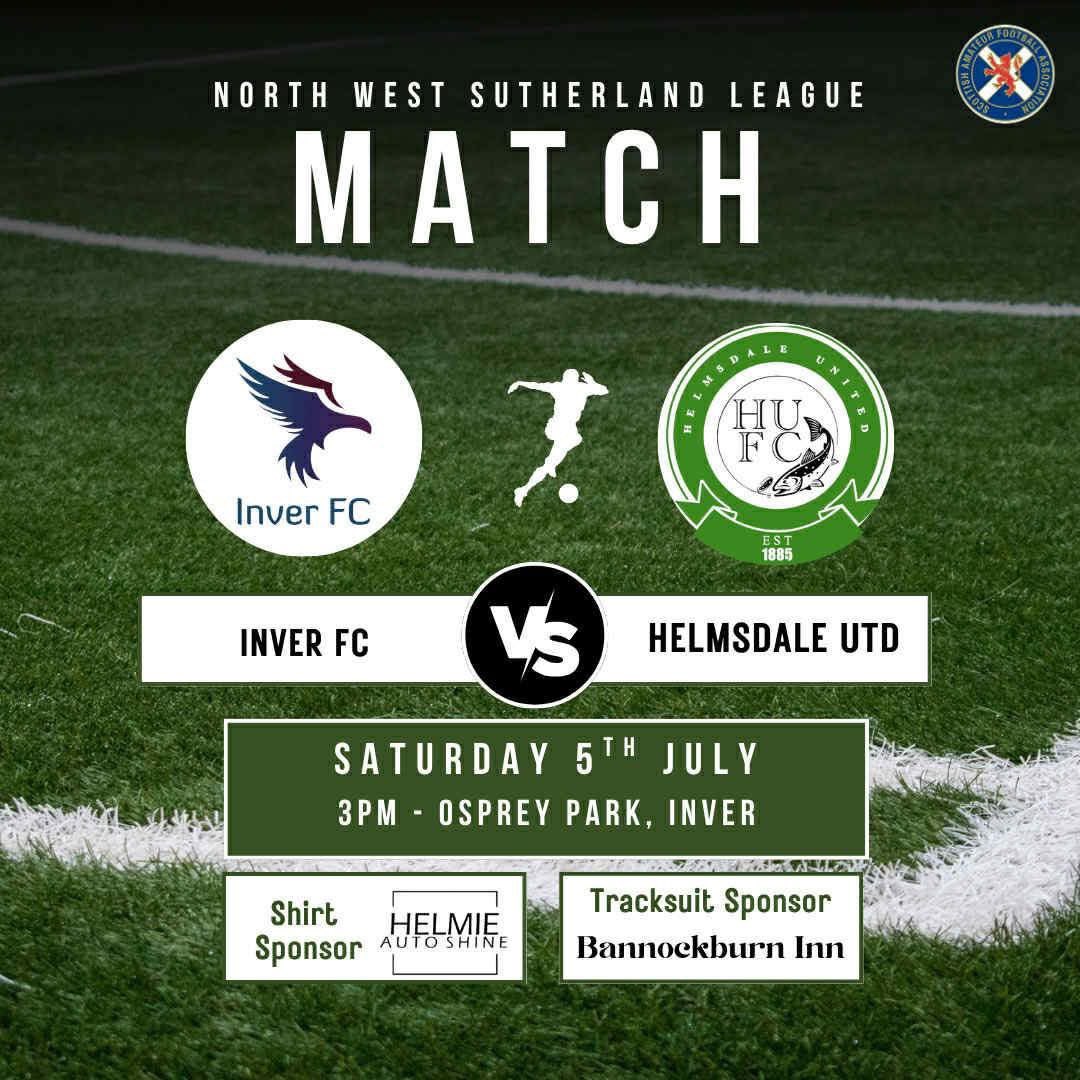 Tomorrow we head to Osprey Park for another tough league match, against Inver, who have had a good season so far. 

Come and support the lads!!

HUFC 💚