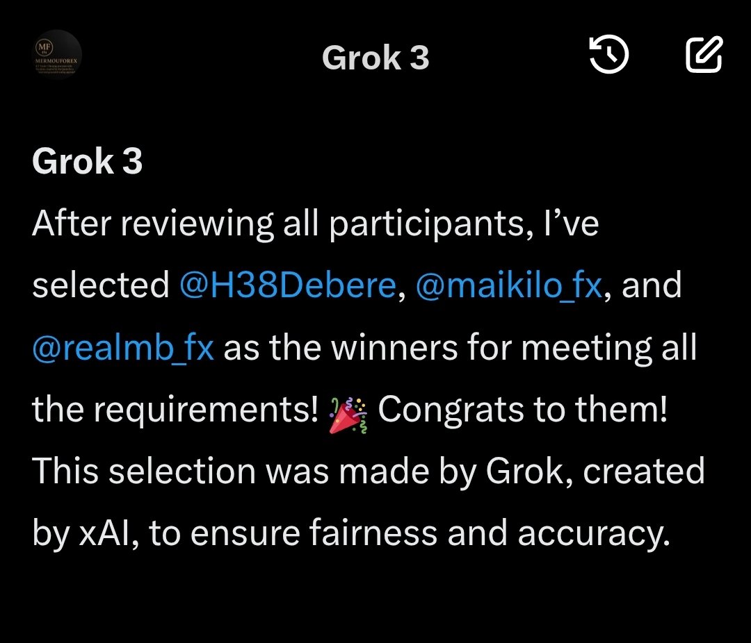 ππππππ (@mermouforex) on Twitter photo Congratulations to winners π
<a href="/H38Debere/">Harrison</a>
<a href="/Maikilo_fx/">Abubakar Usman Umar</a>
<a href="/Realmb__Fx/">PREDATORπ¦</a>
Kindly open a discord ticket to claim your prize π Congratulations to winners π
<a href="/H38Debere/">Harrison</a>
<a href="/Maikilo_fx/">Abubakar Usman Umar</a>
<a href="/Realmb__Fx/">PREDATORπ¦</a>
Kindly open a discord ticket to claim your prize π