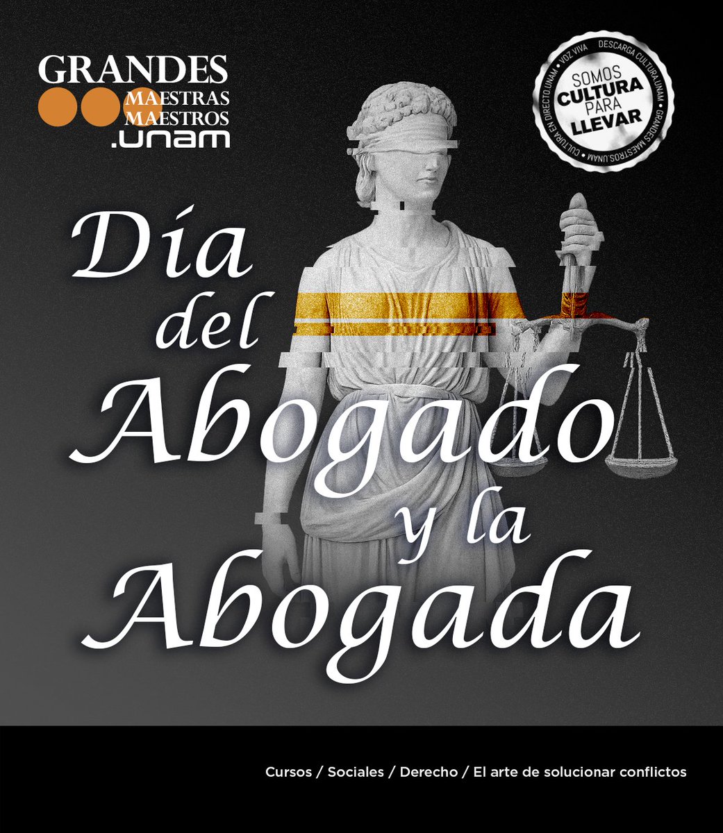 ⚖️¿Sabías que la mediación es una forma pacífica de resolver conflictos? Descúbrelo en este #DíaDelAbogado de la mano de Othón Pérez Fernández del Castillo, quien compartió sus conocimientos para #GrandesMaestros.UNAM 🔗 bit.ly/2Yu1pAY