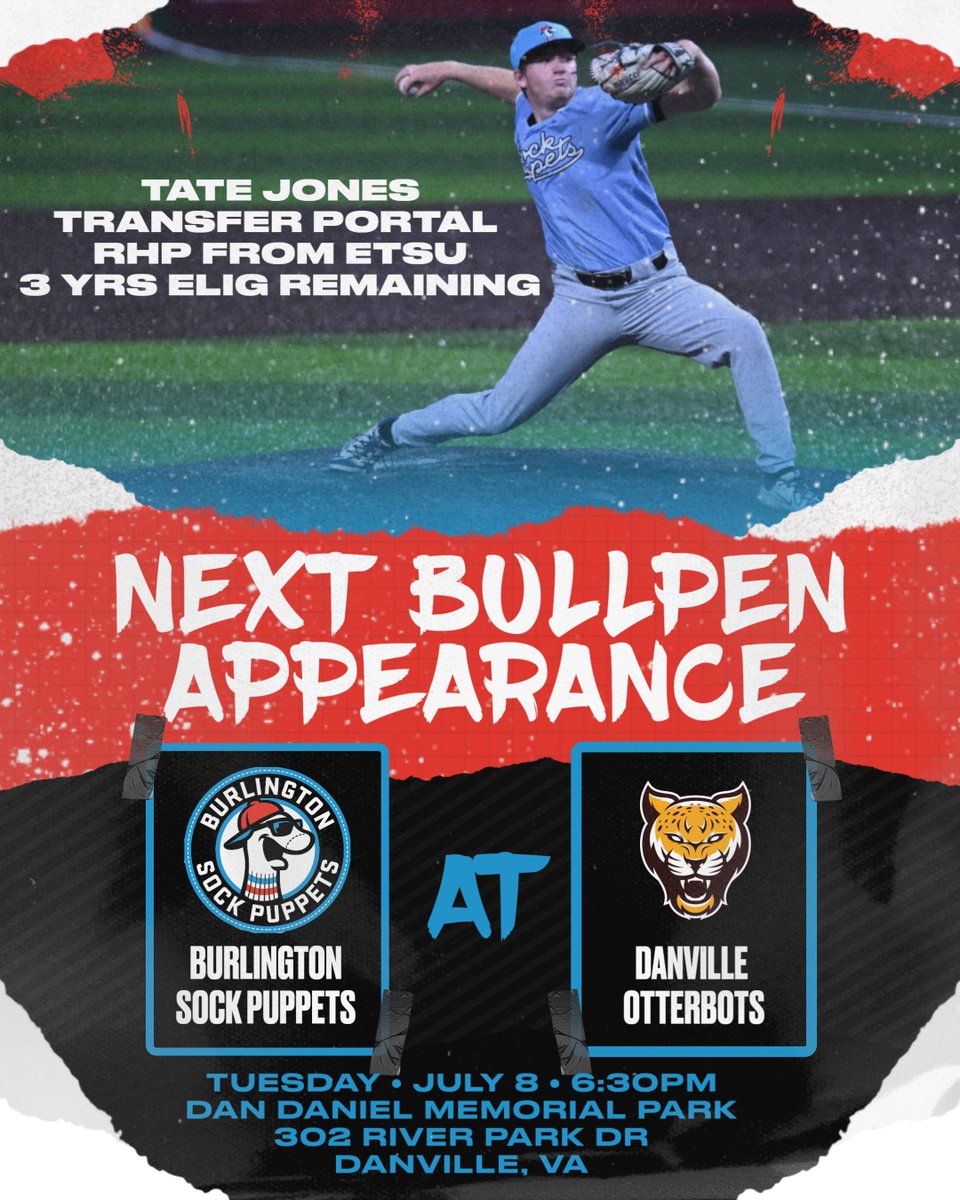 TateJones2024's tweet image. Transfer Portal RHP From ETSU
3 Years Eligibility Remaining
High Academic Athlete
3.6 GPA with ~90 hours complete
Completed Associates Degree in HS
Will come out of the bullpen tomorrow
@GoSockPuppets at Danville Otterbots
DMs Open
Contact info in bio
@FlatgroundApp