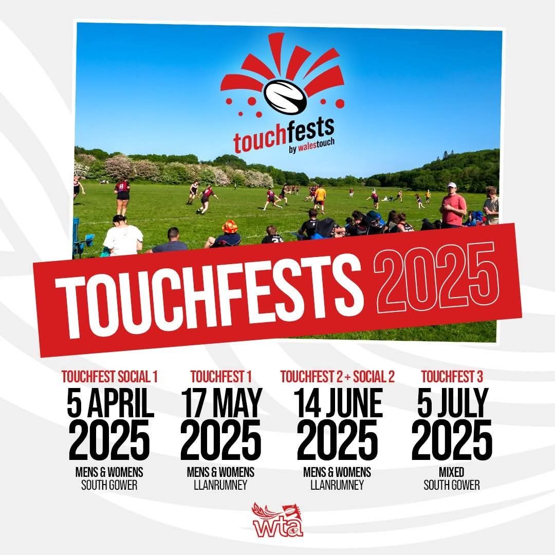 South Gower RFC (@south_gowerrfc) on Twitter photo This Saturday (5 July) we're playing host to the final <a href="/WalesTouch/">Wales Touch Association</a> Touch Fest tournament of the summer.
So come down to the club, enjoy a great day of touch rugby, and show your support for our resident <a href="/Gowerdragons/">Gower Dragons</a> mixed team.
The action kicks off at 9am ππ»
#TouchRugby This Saturday (5 July) we're playing host to the final <a href="/WalesTouch/">Wales Touch Association</a> Touch Fest tournament of the summer.
So come down to the club, enjoy a great day of touch rugby, and show your support for our resident <a href="/Gowerdragons/">Gower Dragons</a> mixed team.
The action kicks off at 9am ππ»
#TouchRugby