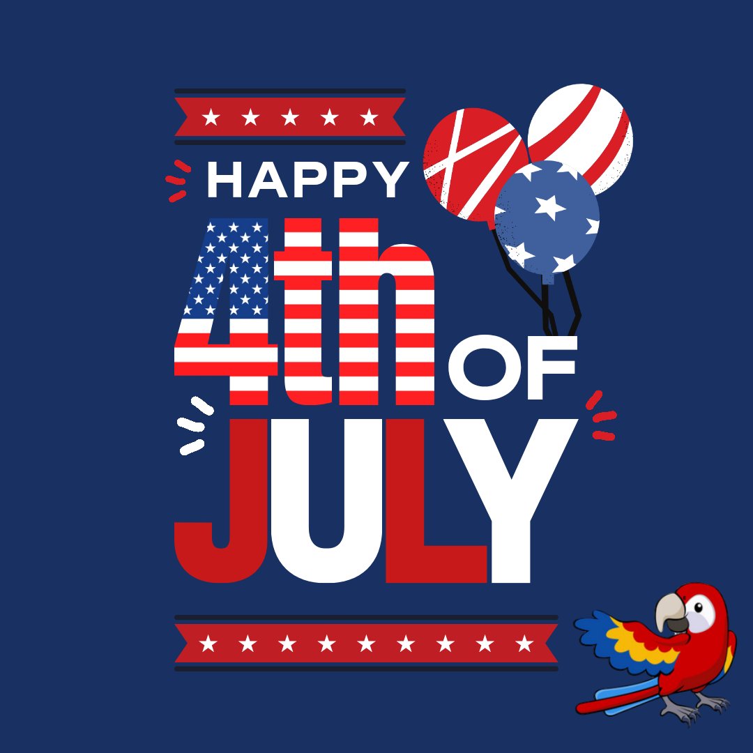 Happy 4th from the #FLOCK! Hope you are enjoying time with friends and family!