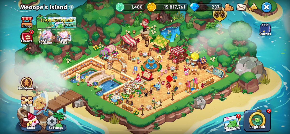meope__'s tweet image. yall fw my island #crk #cookierunkingdom
