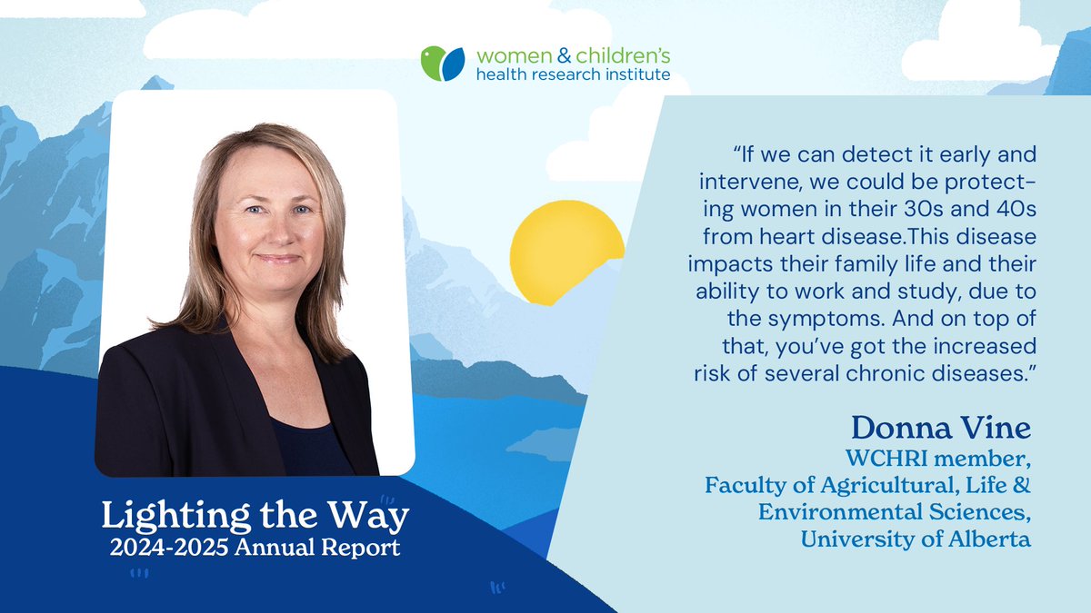 Women & Children's Health Research Institute (@wchriuofa) on Twitter photo PCOS affects up to 15% of people with ovaries and increases their risk of heart disease, obesity and diabetes.
WCHRI member Donna Vine aims to contribute to the development of new diagnostic tools and patient resources.
Vine is supported by <a href="/abwomenshealth/">Alberta Women’s Health Foundation</a>.
Read more in our PCOS affects up to 15% of people with ovaries and increases their risk of heart disease, obesity and diabetes.
WCHRI member Donna Vine aims to contribute to the development of new diagnostic tools and patient resources.
Vine is supported by <a href="/abwomenshealth/">Alberta Women’s Health Foundation</a>.
Read more in our