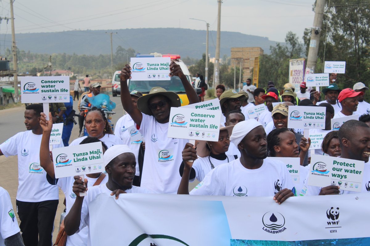 umbrellaWruanvs's tweet image. Day 2 #Mini #JourneyofWater #RiverGilgil. Walking for a good course. Thank you all for walking with us. Lets keep River Gilgil flowing #Voices4Rivers
#Catchment2Tap